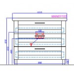 Тумба с умывальником Aqwella Манчестер напольная, цвет белый
